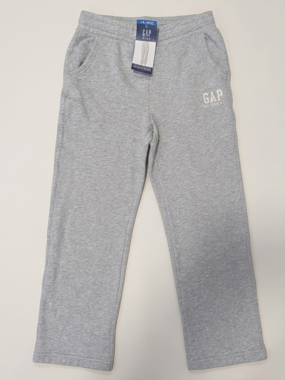 GAP Kids Light Gray Sweatpants with Logo
